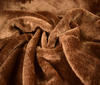 Dark Brown Faux Fur Rabbit Imitation Soft fabric