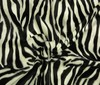 schwarz~weiß kurzflor Zebra Tierfell Fellstoff Stoff