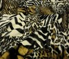 brown ~ black Animal Fur Imitation Fabric Short Pile