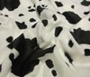 schwarz~weiß kurzflor Kuh Tierfell Fellstoff Stoff Stoffe