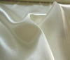 Wool White Heavy Satin Fabric