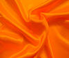 Neon-orange Heavy Satin Fabric Water Resistant