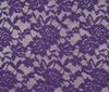 violet Bi-Stretch Lace Fabric Floral Pattern