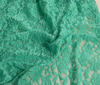 Mint Bi-Stretch Lace Fabric Floral Pattern