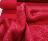 Red Boucl? Fabric Sequins