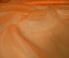 Orange Organza Fabric Bridal Wear