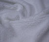 white PLUSH FUR FABRIC CURL FAUX FUR