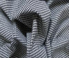 Black Patchwork Cotton Fabric Vichy 2mm