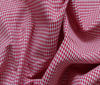 Red Patchwork Cotton Fabric Vichy 2mm