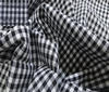 Black Patchwork Cotton Fabric Vichy 5mm