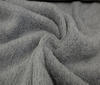 Grey SOFT PLUSH FUR FABRIC CURL FAUX FUR