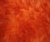 orange LONG HAIR TEDDY BEAR FUR FABRIC