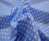 Light Blue Patchwork Cotton Fabric Dots 9mm