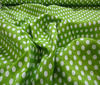 Green Patchwork Cotton Fabric Dots 9mm