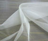 pure white 100% Silk Organza Fabric Bridal Wear