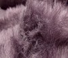 lilac m?lange Fluffy Long Hair Woven Fur Imitation Fabric
