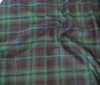 blue ~ green ORIGINAL SCOTTISH TARTAN FABRIC YARD WARE