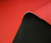 schwarz~rot Neopren-Imitat Stoff 3mm Stretch Doubleface Stoffe