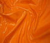 orange Stabil flexibel Lackleder Lack Stoff Meterware Stoffe