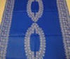 blue ~ white Patchwork Oriental-Look Cotton Fabric