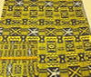 blue ~ yellow Patchwork Afro-Look Cotton Fabric