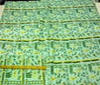 grün~gelb Baumwolle Patchwork Afrika Stoff Meterware Stoffe