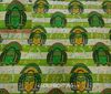grün~gelb Baumwolle Stoff Patchwork Afrika Baumwolldruck