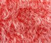 red ~ white Extremely Long Shaggy Mongonlian Fur Fabric