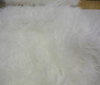 snow white Extremely Long Shaggy Mongonlian Fur Fabric