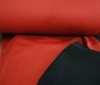 dark red ~ black Neoprene ~ Funcitonal Fleece Doubleface fabric