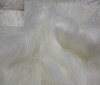 white Soft Cuddle Teddy Long Hair Fabric