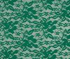 Green Bi-Stretch Spandex Lace Fabric Flower Design
