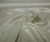 Creme-Silver Nylon Fabric Stretch Coated Waterproof