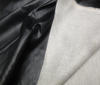 Black Water-repellent Linen Fabric Coated