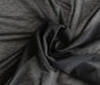 black Super Stretch Mesh Net Fabric Transparent