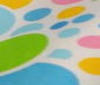 multi coloured ~ white Circular Design Cotton Fabric Patchwork