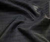 Black High Quality Silk fabric Stripe Design Shimmer