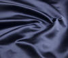 dark blue High Quality Italian satin Silk fabric heavy