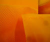 Neon-Orange 3D Abstandsgewirke Netz 3mm -175cm breit Stoff