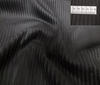 Schwarz Baumwolle breit gerippter Cord Stoff 5mm Breitcord