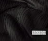 Schwarz Baumwolle breit gerippter Cord Stoff 5mm Breitcord