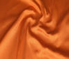 REST 3,2m Orange Seide Stoff Karo Struktur Edel Meterware Stoffe