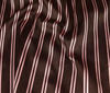 Dark brown ~ pink REST 3m High Quality Silk Stripes fabric