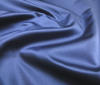 Dark Blue High Quality Silk Unicoloured Structur fabric