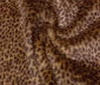 dark brown Short Hair Cuddle Leopard Imitation Fur fabric