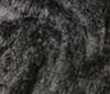 black Hairy Shaggy Fur Fabric Stretch 12mm