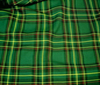 green ORIGINAL SCOTTISH TARTAN FABRIC YARD WARE